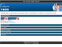 Tablet Screenshot of lifebridgehealth.com